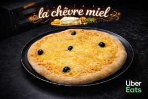 Pizza chèvre miel