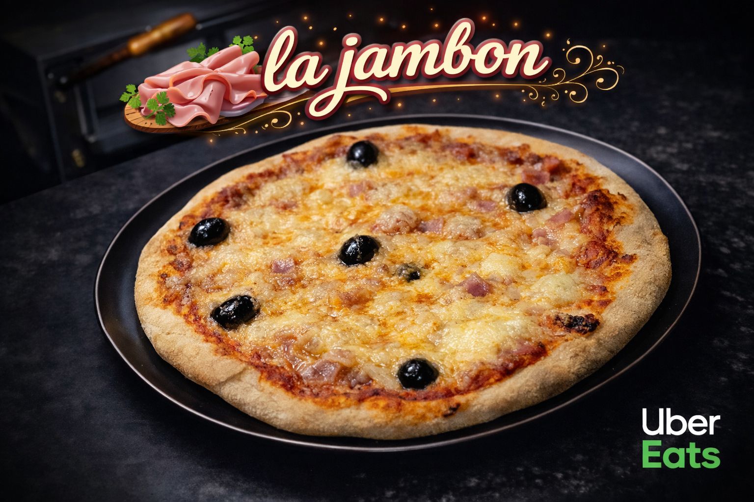 Pizza au jambon