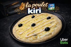 Pizza poulet et kiri